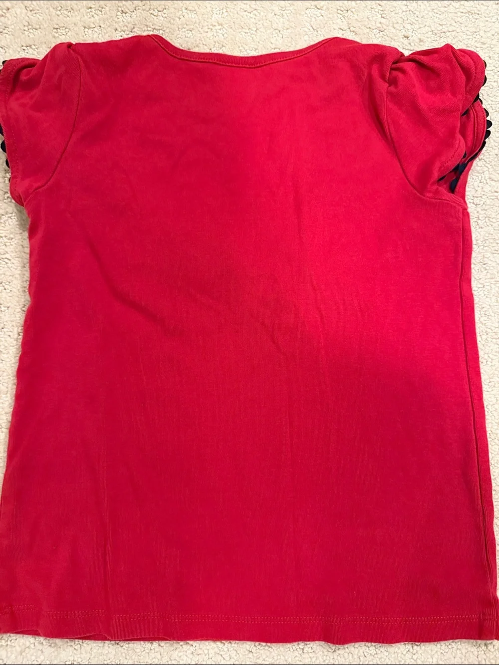 Gymboree Girls Red ABC Cotton Tee with Cat Size 8